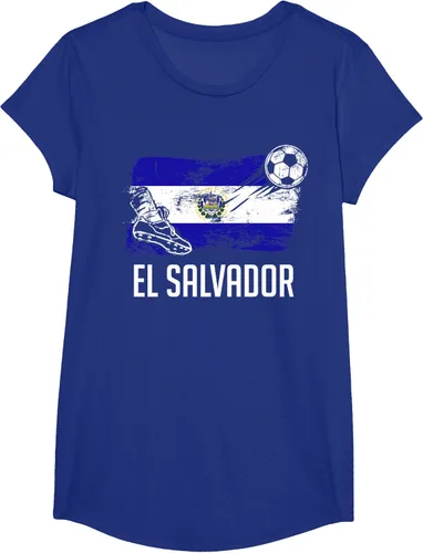 Vista 59 de Camiseta salvadoreña con bandera de fútbol salvadoreño