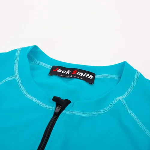 Vista 5 de JACK SMITH Traje de baño de 3 piezas de manga larga con cremallera frontal, tankini UPF 50 para mujer