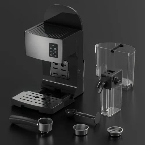 Vista 7 de Cafetera Espresso 20 Bares - Cafetera de Espresso y Café con Espumador Automático de Leche, Máquina de Cappuccino, Cafetera de Latte para Hogar