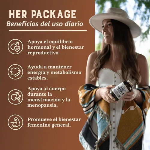 Vista 3 de HEART & SOIL Su suplemento de paquete, 180 cápsulas