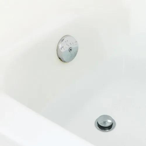 Vista 4 de Danco, Cromo, 80811 Tapón de bañera Touch-Toe, 2 x 2 x 2.25 pulgadas