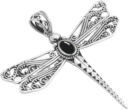 Vista 21 de Collar de plata de ley 925 para mujer, collar con colgante de piedras preciosas auténticas, collar con colgante hipoalergénico para regalo