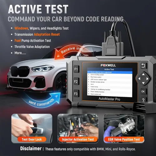 Vista 4 de FOXWELL NT510 Pro apto para BMW, herramienta de escaneo 2 en 1 y probador