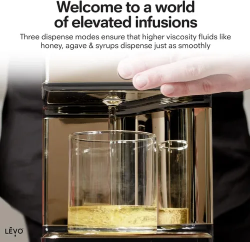 Vista 6 de LEVO Lux - Máquina de infusión de aceite de hierbas de primera calidad, extractor botánico, secador de hierbas, descarboxilador e infusor de aceite