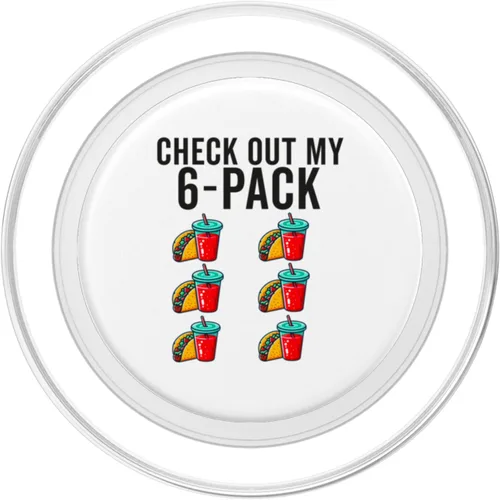 Vista 2 de Tacos & Agua Fresca Fun Mexican Food Lover Comida Mexicana PopSockets MagSafe PopGrip for iPhone