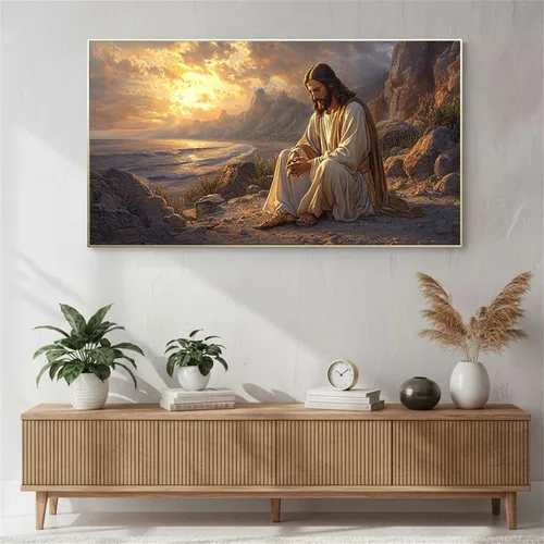 Vista 3 de Man Mountain Diamond Painting Kits for Adults Beginners, 5D Full Drill Diamond Art Kits Gem Art for Home Wall Decor, Rhinestone Embroidery Crafts