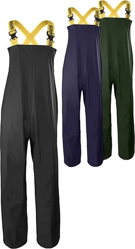 Vista 9 de NAVIS MARINE Rain Suit for Men Heavy Duty Workwear Waterproof Jacket with Bib Pants 3 Pieces