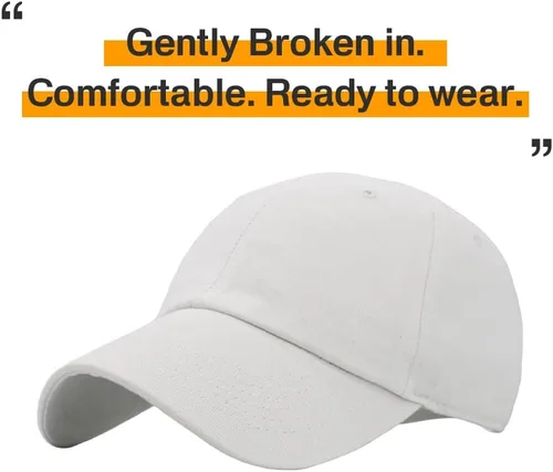 Vista 4 de KBETHOS Gorra clásica de algodón de perfil bajo original para hombres y mujeres, gorra de béisbol ajustable sin construir