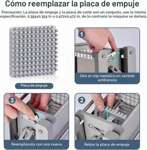 Vista 3 de Sopito - Cortador de papas fritas de repuesto para V6, 1/4 pulgadas