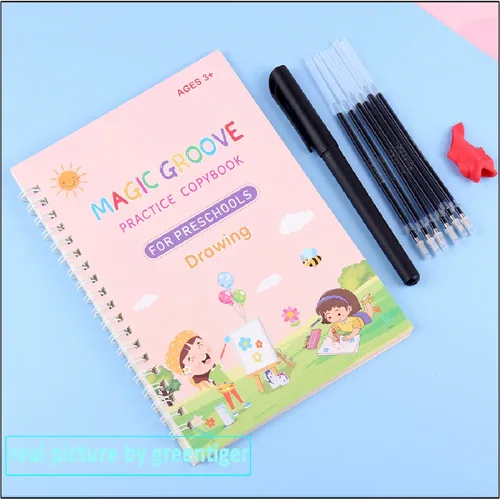 Vista 2 de Libro Cuaderno reutilizable niños