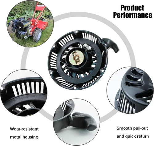 Vista 3 de KIKITE Arrancador de retroceso de arranque compatible con Harbor Freight Predator 420cc 13HP Motor Pull Start Assembly Pressure Washer Bomba de agua