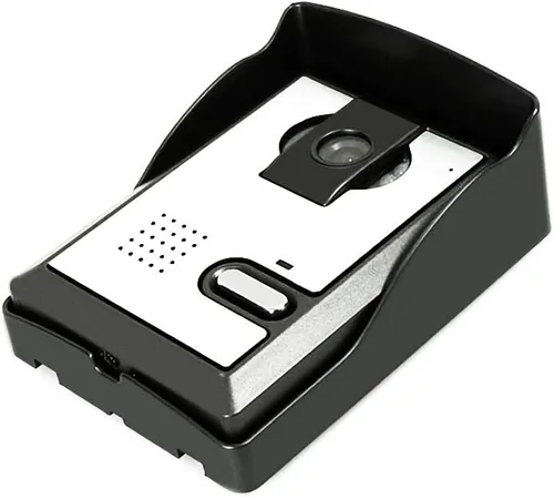 Vista 7 de Sistema de videoportero, monitor LCD transparente de 4.3 pulgadas, kit de timbre de video portero con cable, visión nocturna por infrarrojos, cámara