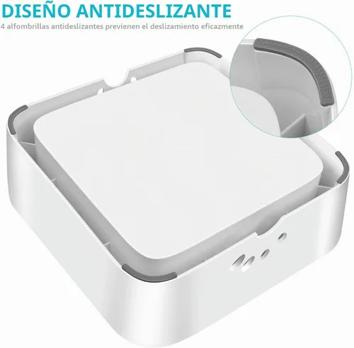 Vista 6 de UPSKY - Cuenco de agua antiderrames de 70 onzas para perros, alimentador
