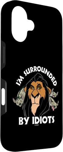 Vista 3 de Funda para iPhone 16 Disney The Lion King Scar I'm Surrounded By Idiots