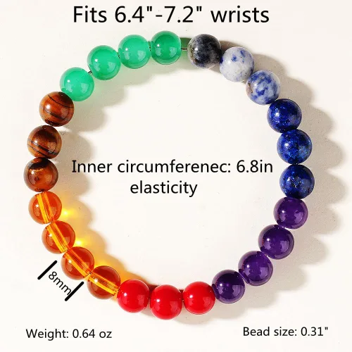Vista 10 de Pulseras de triple protección con piedra de ojo de tigre de obsidiana negra con hematita para hombres y mujeres, pulsera de piedra curativa