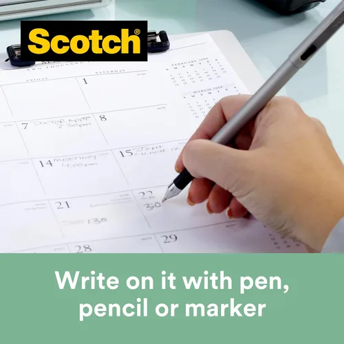 Vista 5 de Scotch Dispensador de cinta mágica - 1 dispensador C38 Scotch con 3 rollos de cinta mágica Scotch - Capacidad para cinta de hasta 0.748 in x 108.3