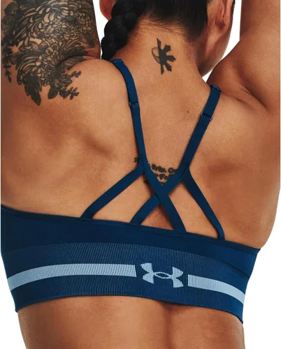 Vista 4 de Under Armour - Brasier largo y sin costuras, para mujer