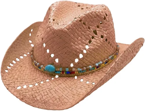 Vista 8 de Panama Jack Sombreros de sol para mujer - Pajita trenzada de papel, estilos surtidos Visera solar enrollable natural