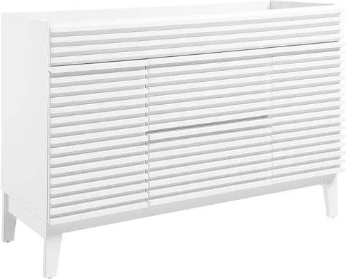 Vista 30 de Modway Render 23.5" tocador de baño en nogal (lavabo no incluido)