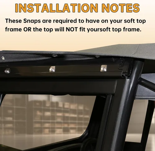 Vista 5 de KUAFU - Parte superior suave compatible con Jeep Wrangler YJ 1987-1995 de 2