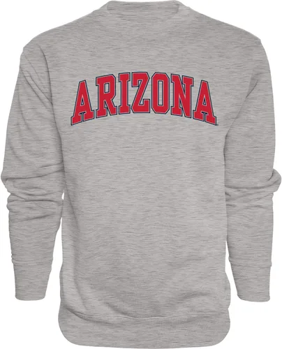 Vista 6 de Blue 84 NCAA para hombre Sudadera de cuello redondo con nombre de equipo jaspeado en color oscuro