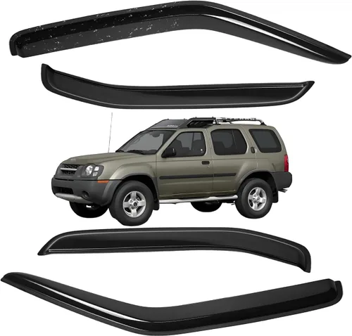 Vista 78 de Viseras para ventanas para Mazda 3 Sedán 4 puertas 2004 2005 2006 2007 2008 2009 estilo JDM Mugen, deflector de viento, protector solar y de lluvia