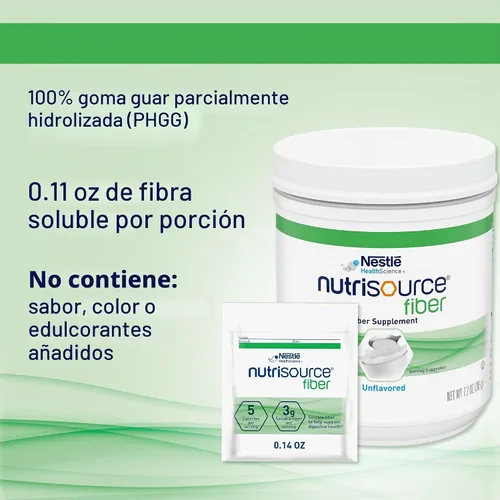 Vista 4 de NutriSource Suplemento de fibra en polvo, sin sabor, 0.14 onzas, paquete