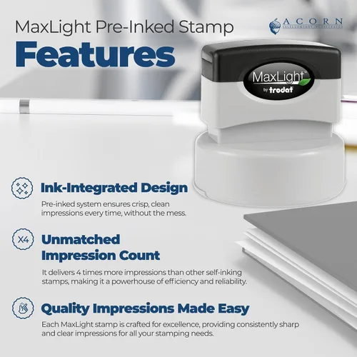 Vista 3 de MaxLight - Sello de ingeniería de Missouri de pretinta, aprobado por la tabla, sello de polietileno para ingenieros de Missouri, tamaño 1-3/4