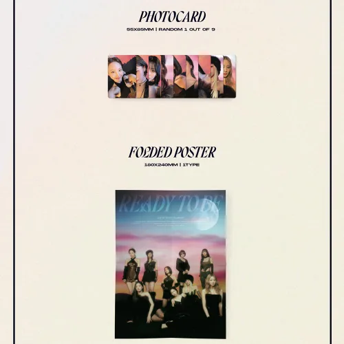 Vista 4 de TWICE - READY TO BE [Digipack Ver.] Album+Pre-Order Benefit (NAYEON ver.)