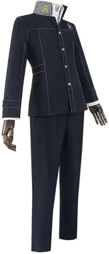 Vista 5 de Weixu Men Cosplay Costume School Uniform Halloween Carnival Party Outfit