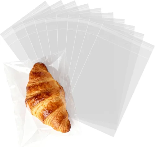 Vista 8 de 200 piezas de bolsas de celofán autoadhesivas, bolsas de 2x3 pulgadas para galletas, bolsas de celofán resellables autoadhesivas para galletas