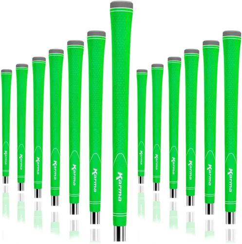 Vista 9 de Karma Neion II - Juego de agarres de golf de repuesto, de goma antideslizante de colores vibrantes para hombres y mujeres, elige individual, 9, 13