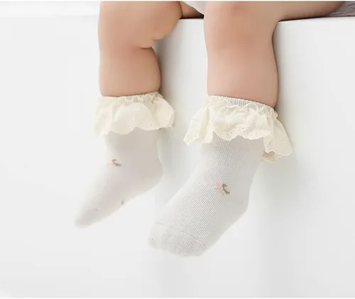 Vista 2 de Toptim Calcetines y calcetines de tobillo para niñas recién nacidas