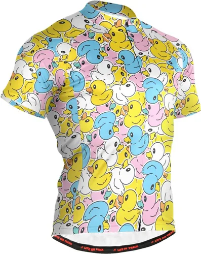 Vista 43 de Camiseta de ciclismo de manga corta para hombre Multi-Color 1