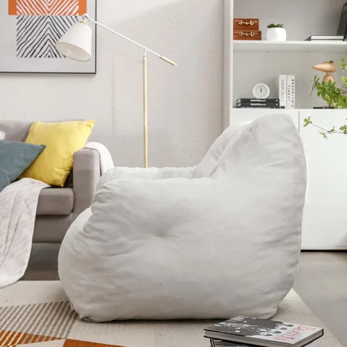 Vista 5 de Antetek Sillas puff para adultos y niños, moderna silla decorativa de tela de terciopelo ultra suave para sala de estar, dormitorio, apartamento