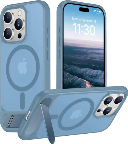 Vista 64 de Funda para iPhone 11 con compatibilidad magnética, [Soporte invisible incorporado][Compatible con MagSafe]