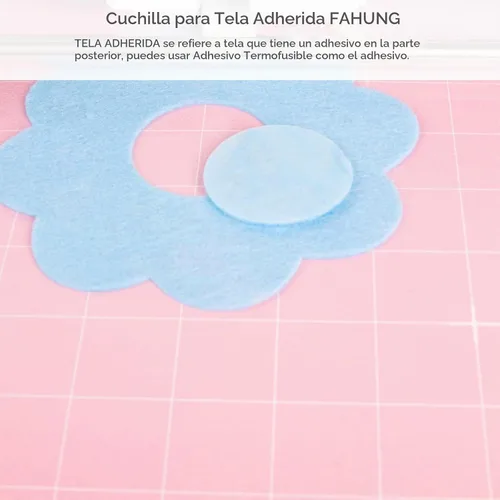 Vista 4 de Hoja de tela adherida para Maker 3/Maker/Explore 3/Venture/Explore Air 2/Air/One, hoja de tela FAHUNG y carcasa para cortar telas pesadas como Hoja