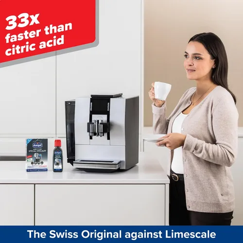 Vista 3 de Durgol Swiss Espresso, descalcificador y desincrustante para todas las marcas de máquinas de espresso y cafeteras, 124 mililitros (paquete de 4)