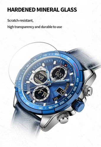 Vista 7 de AIMES Watch for Men Sport Military Waterproof Chronograph Mens Watches Analog Quartz Big Face Classic Stylish Fashion Casual Designer Business Work