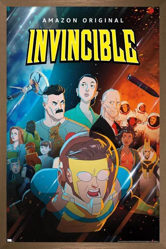 Vista 15 de Trends International Invincible - Póster de pared de una hoja, 14.72 x 22.37 pulgadas, versión enmarcada de madera de granero