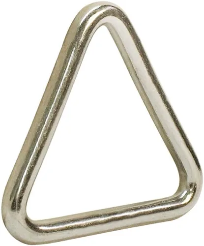 Vista 3 de 5 piezas de acero inoxidable 316 de grado marino 1/4 "x 2" anillo triangular soldado