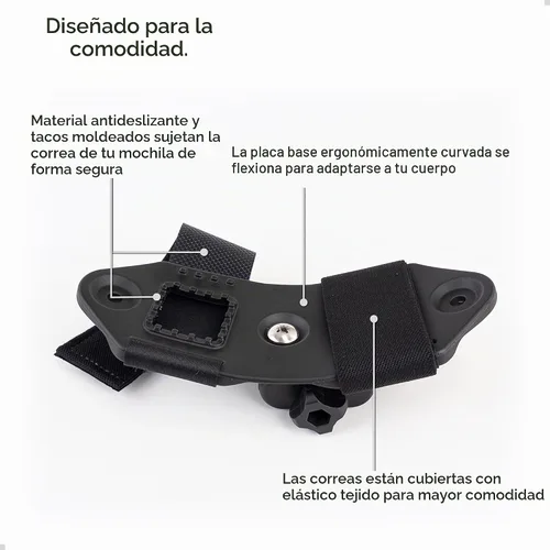 Vista 5 de Correa para el hombro para cámaras de acción de STUNTMAN Pack Mount Fits GoPro, DJI Osmo (Action 6, Action 5 Pro, 4, 3), Insta360