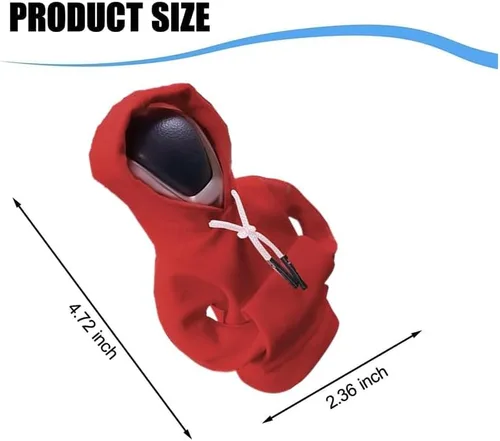 Vista 7 de Topaliving Sudadera con capucha para palanca de cambios de automóvil, divertida perilla de palanca de cambios, suéter para invierno, funda