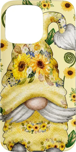 Vista 31 de Unique Sunflower Gnome for Spring and Summer Cute Pattern Case for iPhone 17