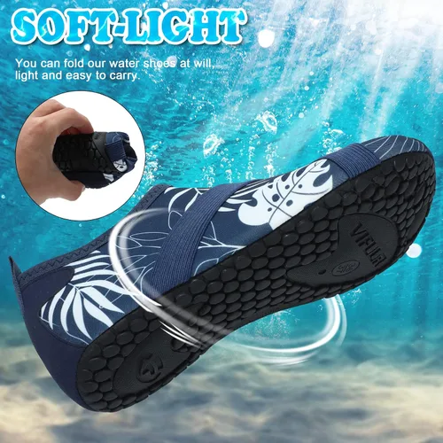 Vista 6 de VIFUUR Zapatos de agua para hombre y mujer, de secado rápido, para playa, natación, yoga, deportes al aire libre