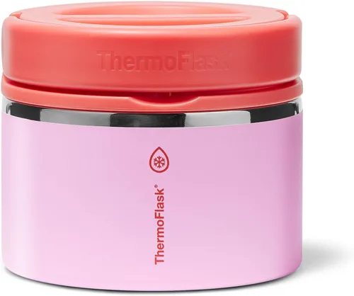 Vista 14 de ThermoFlask Tarro de alimentos aislado con tapa a prueba de fugas (12 onzas, negro) - Recipientes de alimentos de acero inoxidable para comidas