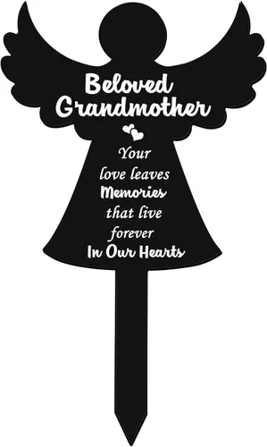Vista 9 de Roowest Angel Baby Memorial Grave Stake in Loving Memory Grave Marker Decoraciones Condolencias Recuerdo Regalos conmemorativos para cementerio al