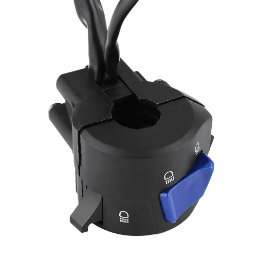 Vista 9 de Kit completo de control de manillar de motocicleta, ajuste universal con intermitentes de bocina para faros delanteros para todas las motocicletas