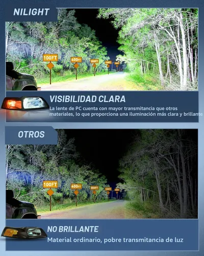 Vista 3 de Nilight Conjunto de faros delanteros para Ford Mustang 1999 2000 2001 2002 2003 2004 repuesto carcasa negra reflector ámbar lado conductor y pasajero