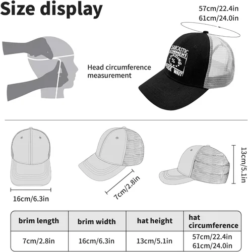Vista 4 de Cap Sarcastic Comment Loading Please Wait Baseball Cap for Women Vintage Denim Baseball Caps Adjustable